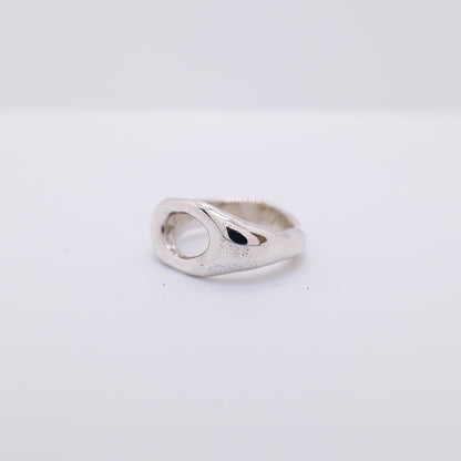 Molten Ring No. 008 - Handmade One of a Kind Ring in Recycled Silver