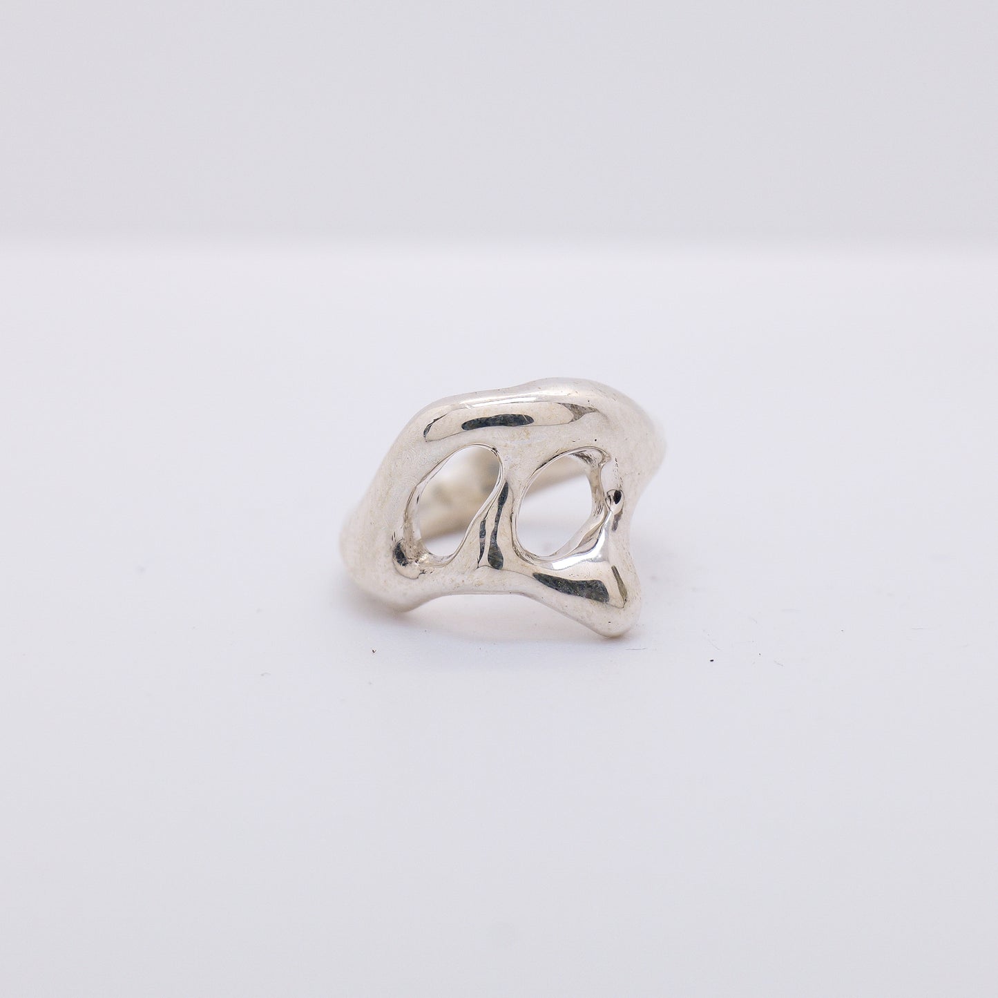 Molten Ring No. 009 - Handmade One of a Kind Ring in Recycled Silver