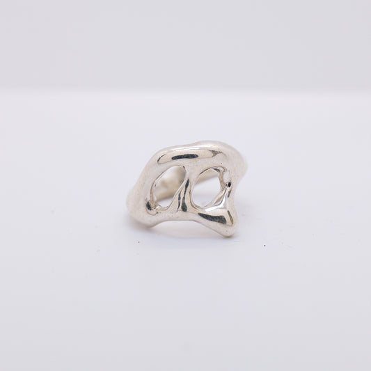 Molten Ring No. 009 - Handmade One of a Kind Ring in Recycled Silver