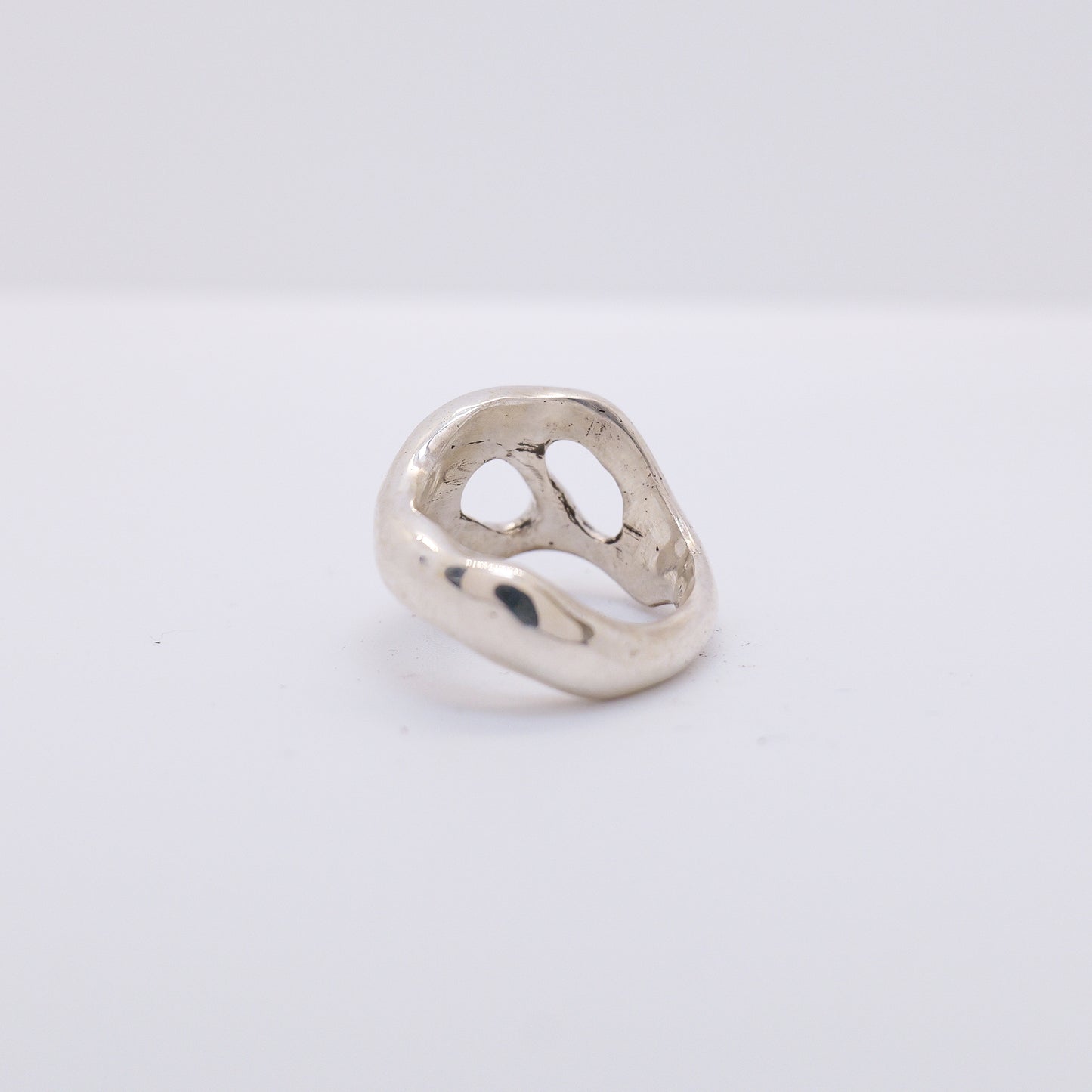 Molten Ring No. 009 - Handmade One of a Kind Ring in Recycled Silver