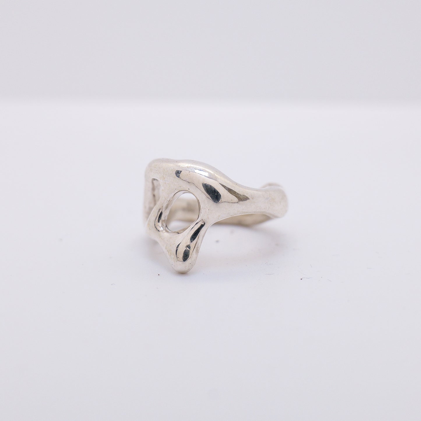 Molten Ring No. 009 - Handmade One of a Kind Ring in Recycled Silver