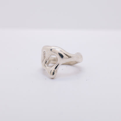 Molten Ring No. 009 - Handmade One of a Kind Ring in Recycled Silver