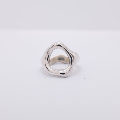 Molten Ring No. 010 - Handmade One of a Kind Ring in Recycled Silver