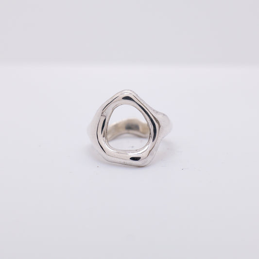 Molten Ring No. 010 - Handmade One of a Kind Ring in Recycled Silver