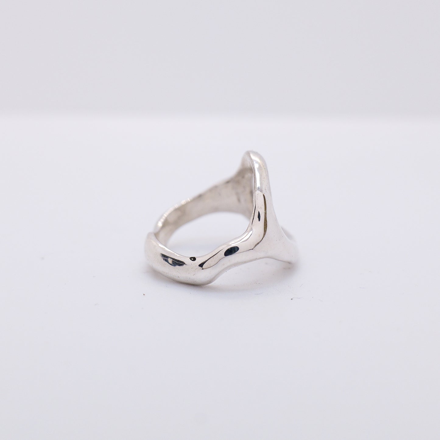 Molten Ring No. 010 - Handmade One of a Kind Ring in Recycled Silver