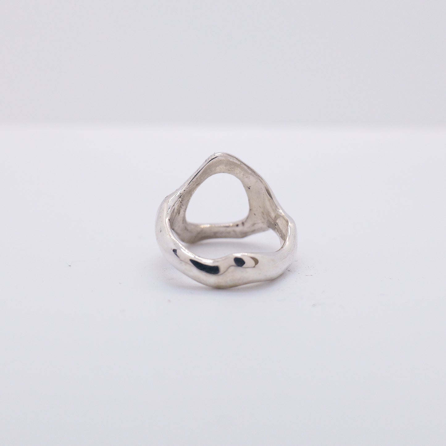 Molten Ring No. 010 - Handmade One of a Kind Ring in Recycled Silver