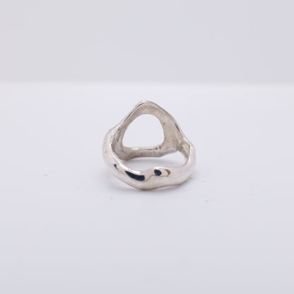 Molten Ring No. 010 - Handmade One of a Kind Ring in Recycled Silver