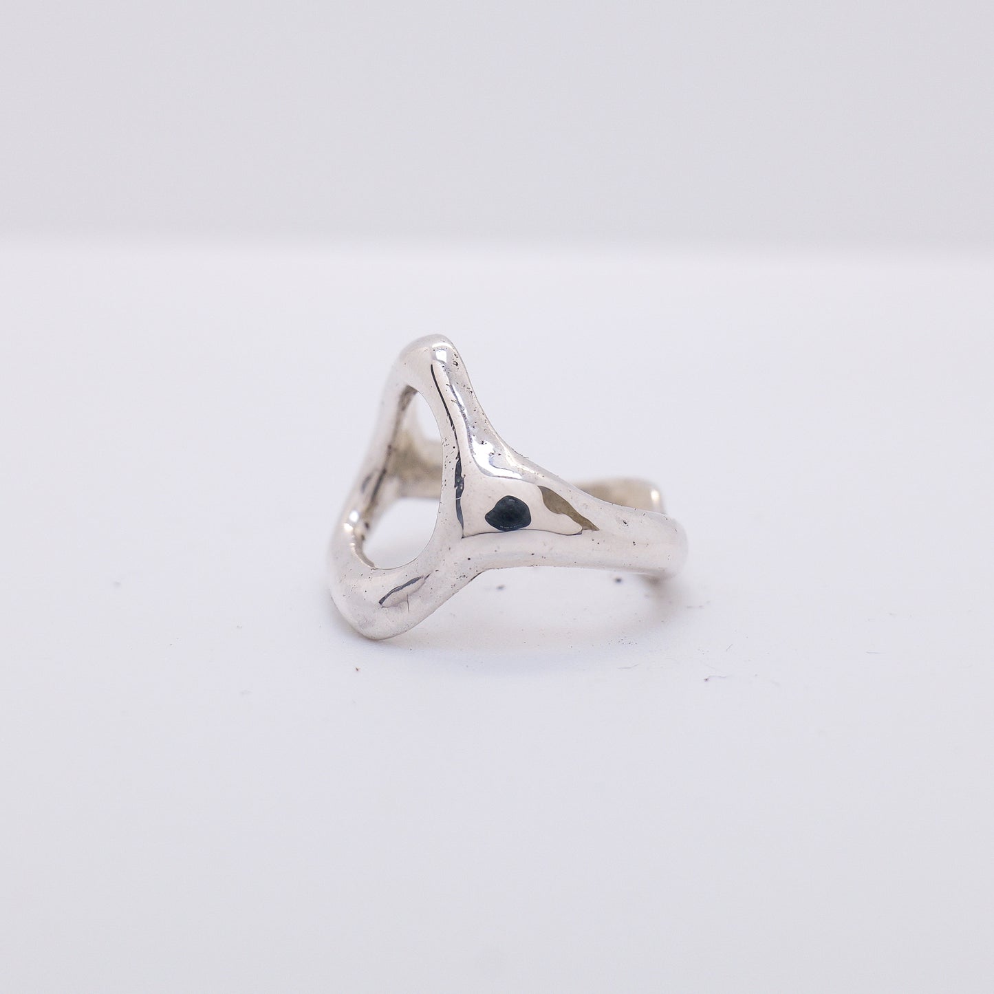 Molten Ring No. 010 - Handmade One of a Kind Ring in Recycled Silver