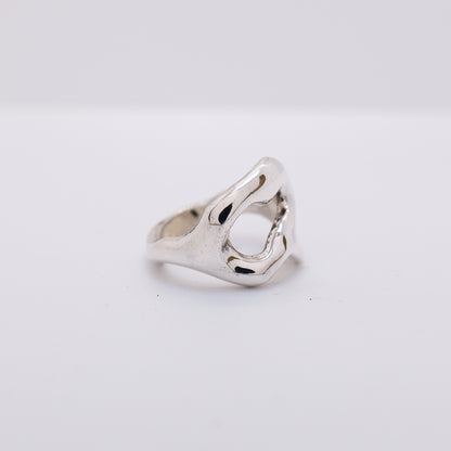 Molten Ring No. 011 - Handmade One of a Kind Ring in Recycled Silver