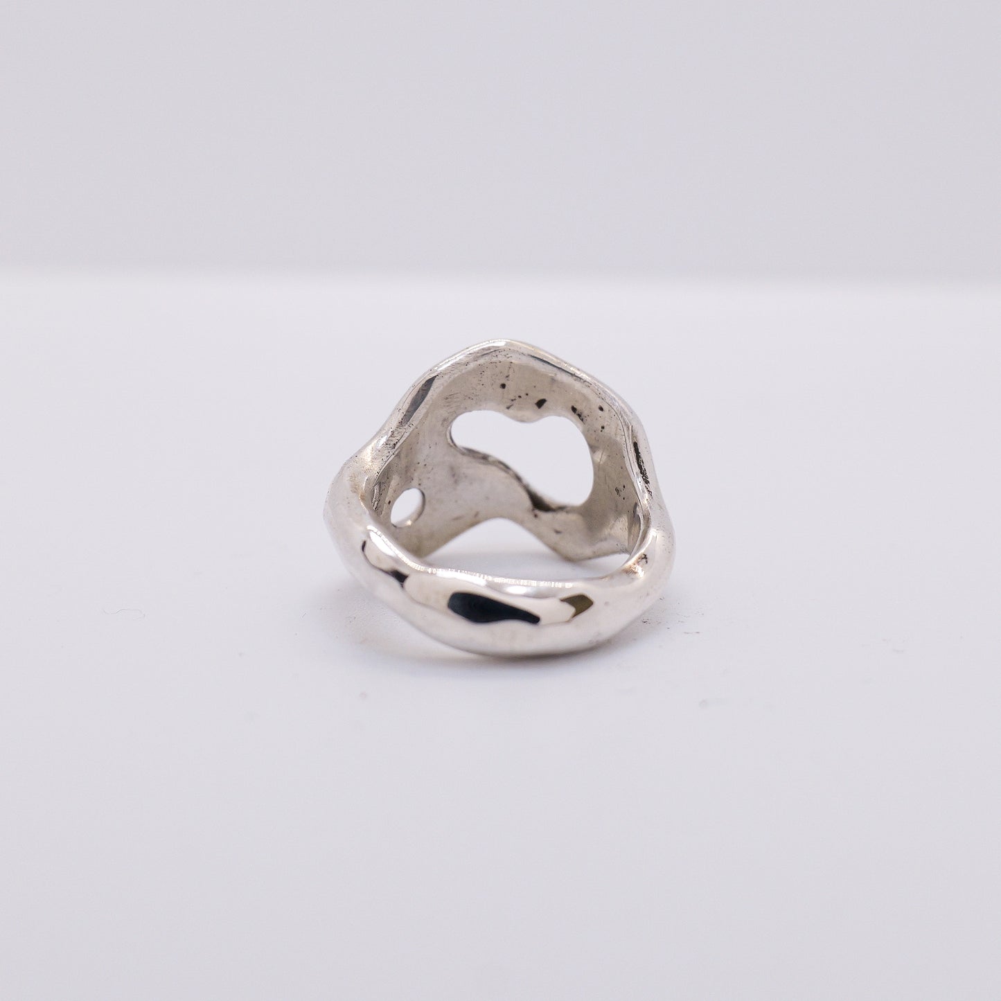 Molten Ring No. 011 - Handmade One of a Kind Ring in Recycled Silver