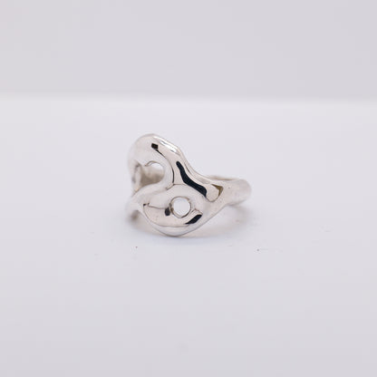 Molten Ring No. 011 - Handmade One of a Kind Ring in Recycled Silver