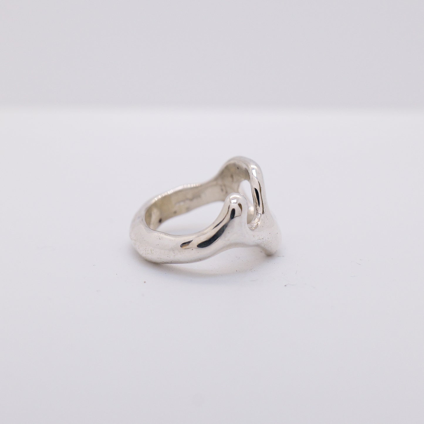 Molten Ring No. 012 - Handmade One of a Kind Ring in Recycled Silver