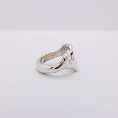 Molten Ring No. 012 - Handmade One of a Kind Ring in Recycled Silver