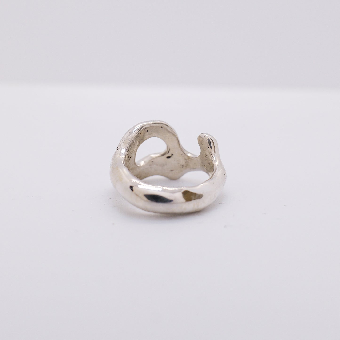 Molten Ring No. 012 - Handmade One of a Kind Ring in Recycled Silver