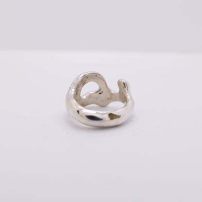 Molten Ring No. 012 - Handmade One of a Kind Ring in Recycled Silver