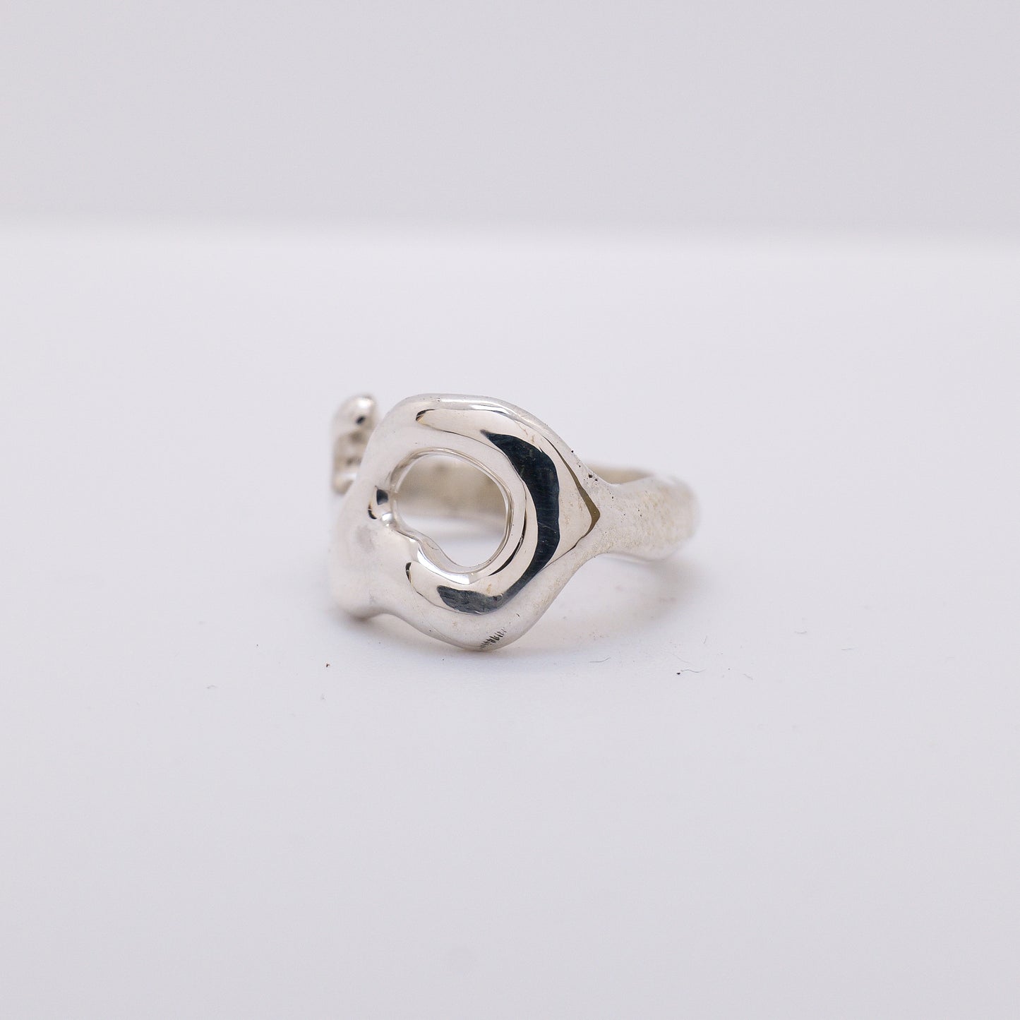 Molten Ring No. 012 - Handmade One of a Kind Ring in Recycled Silver