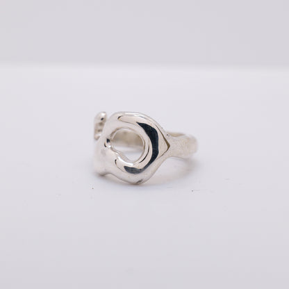 Molten Ring No. 012 - Handmade One of a Kind Ring in Recycled Silver