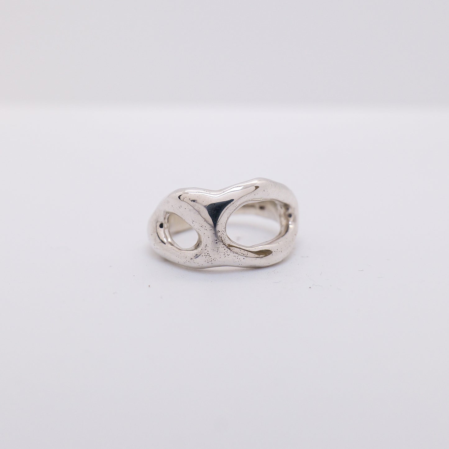 Molten Ring No. 013 - Handmade One of a Kind Ring in Recycled Silver