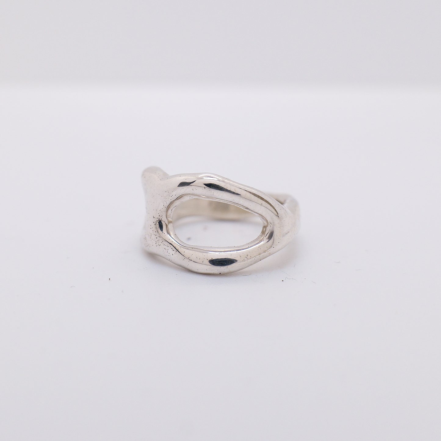 Molten Ring No. 013 - Handmade One of a Kind Ring in Recycled Silver