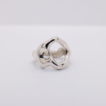 Molten Ring No. 014 - Handmade One of a Kind Ring in Recycled Silver