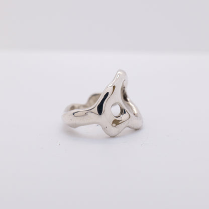 Molten Ring No. 014 - Handmade One of a Kind Ring in Recycled Silver