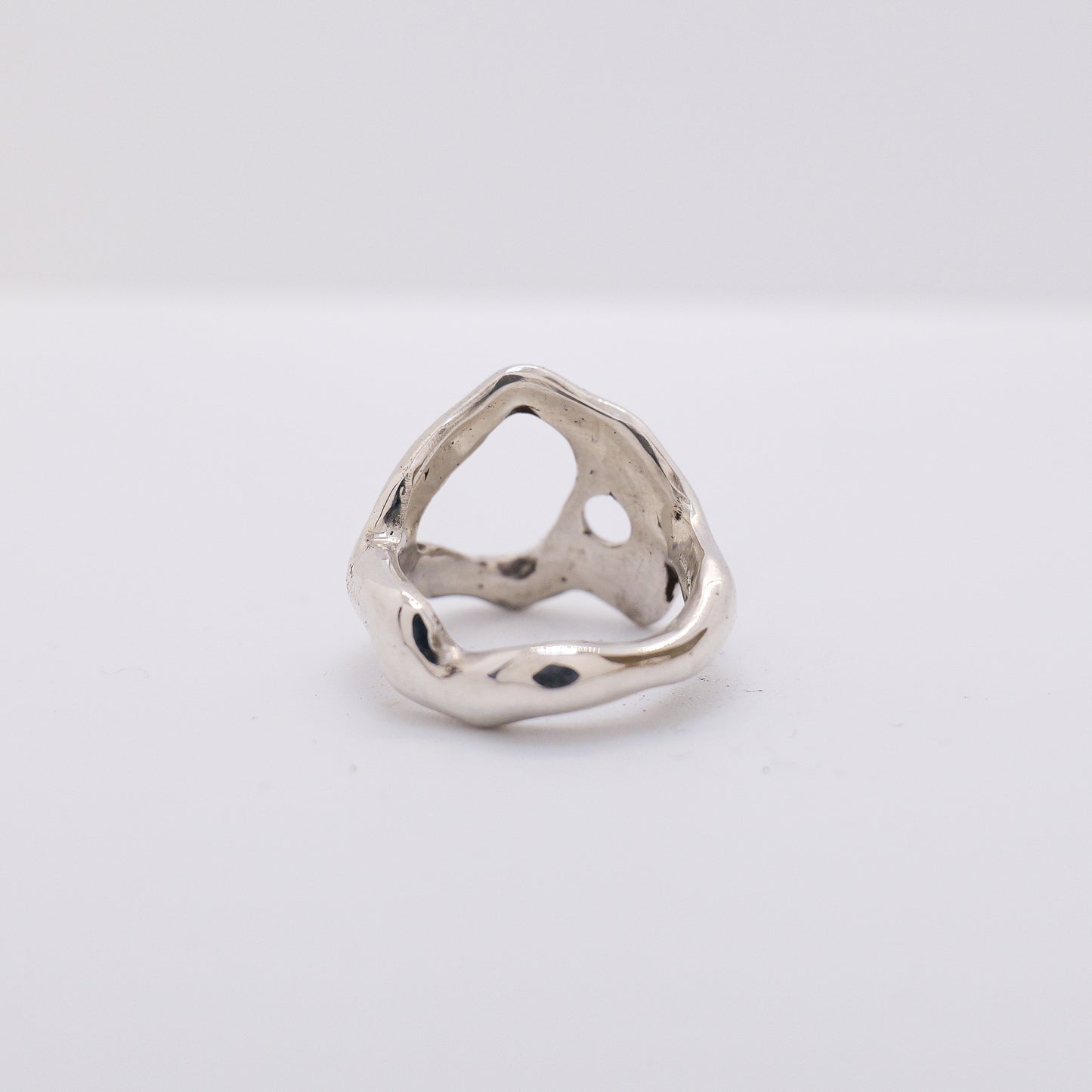 Molten Ring No. 014 - Handmade One of a Kind Ring in Recycled Silver