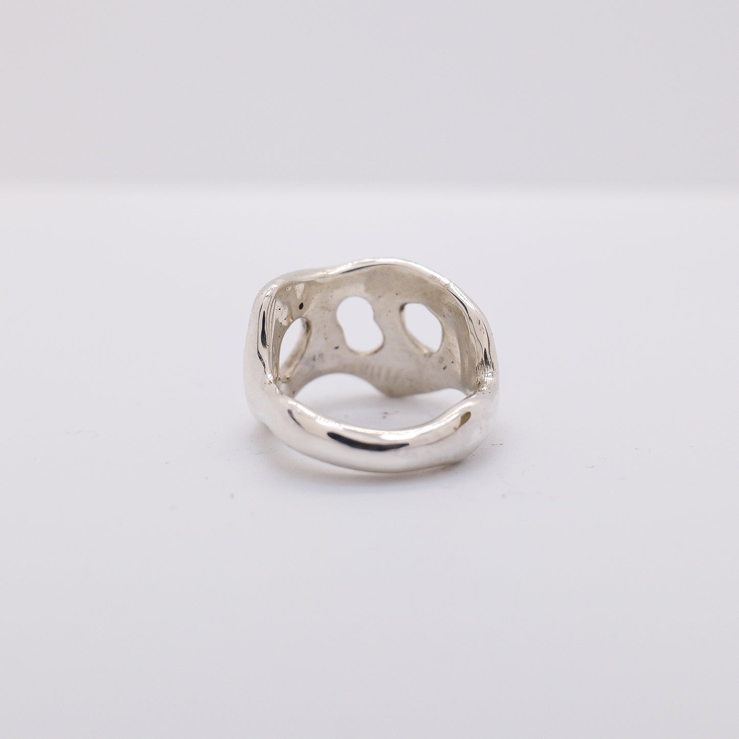 Molten Ring No. 015 - Handmade One of a Kind Ring in Recycled Silver