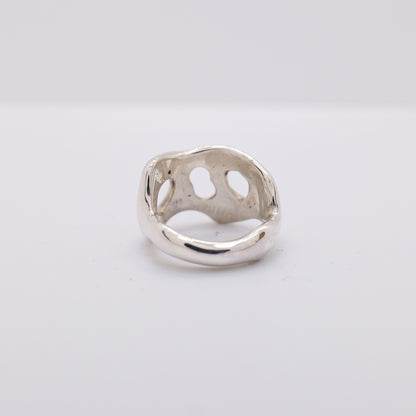 Molten Ring No. 015 - Handmade One of a Kind Ring in Recycled Silver