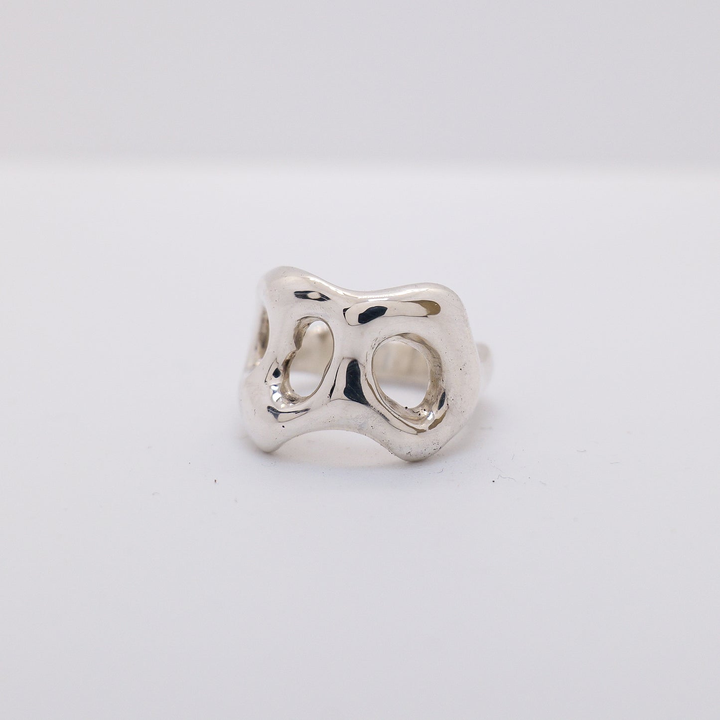 Molten Ring No. 015 - Handmade One of a Kind Ring in Recycled Silver
