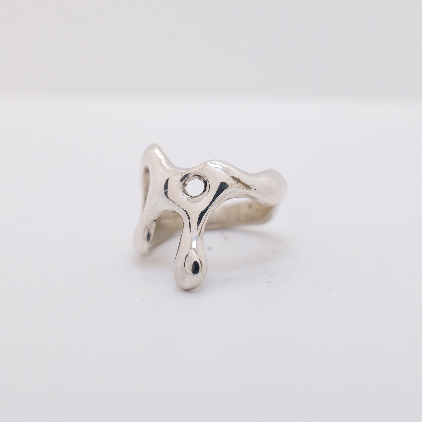 Molten Ring No. 017 - Handmade One of a Kind Ring in Recycled Silver