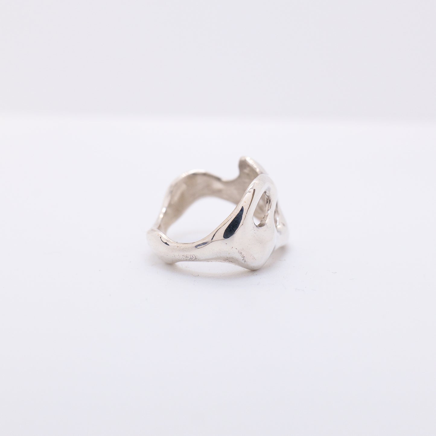 Molten Ring No. 018 - Handmade One of a Kind Ring in Recycled Silver