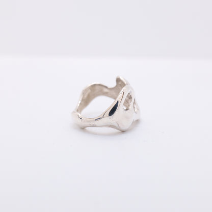 Molten Ring No. 018 - Handmade One of a Kind Ring in Recycled Silver
