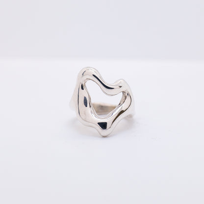 Molten Ring No. 019 - Handmade One of a Kind Ring in Recycled Silver