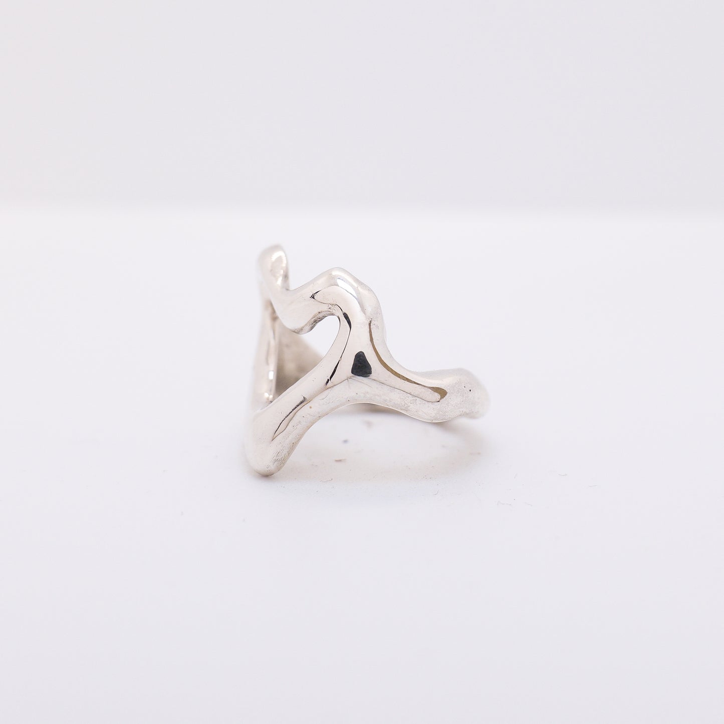 Molten Ring No. 019 - Handmade One of a Kind Ring in Recycled Silver