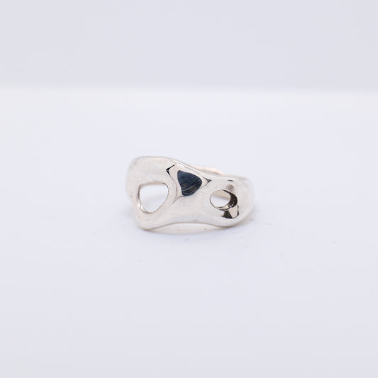 Molten Ring No. 020 - Handmade One of a Kind Ring in Recycled Silver