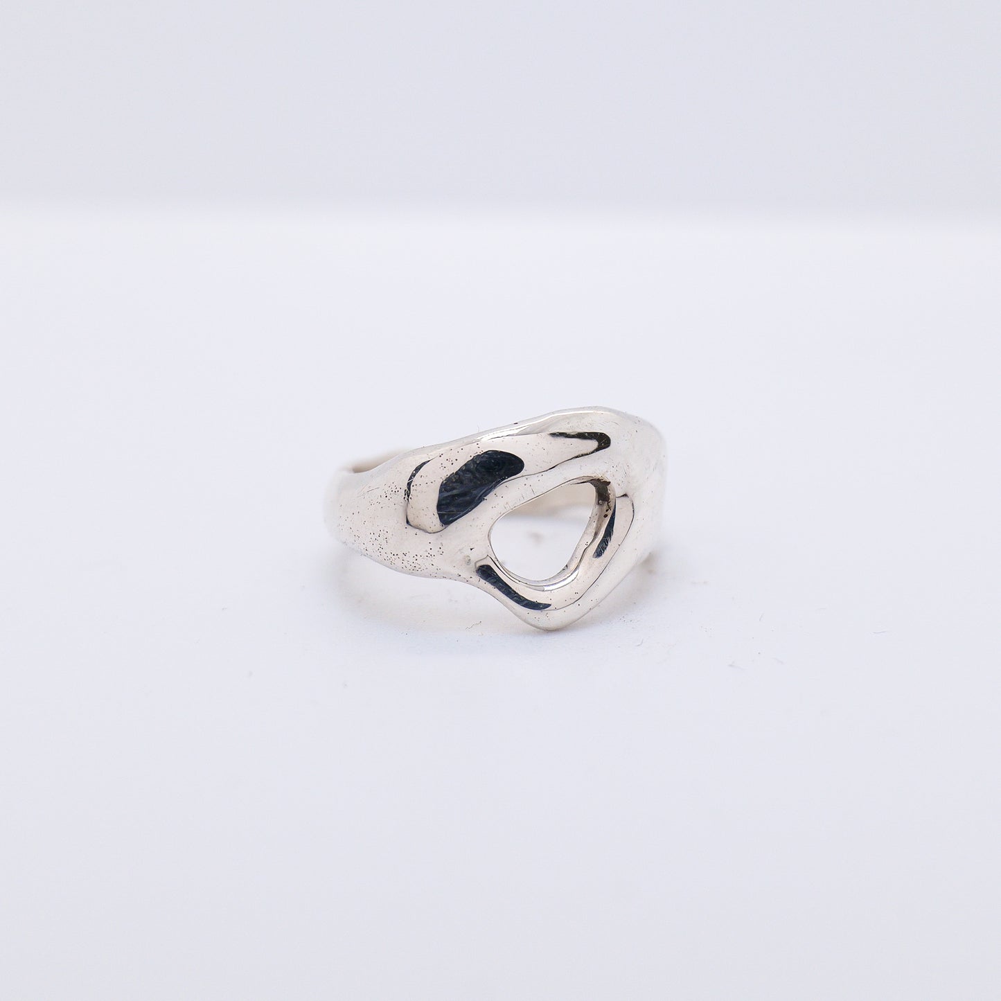 Molten Ring No. 020 - Handmade One of a Kind Ring in Recycled Silver