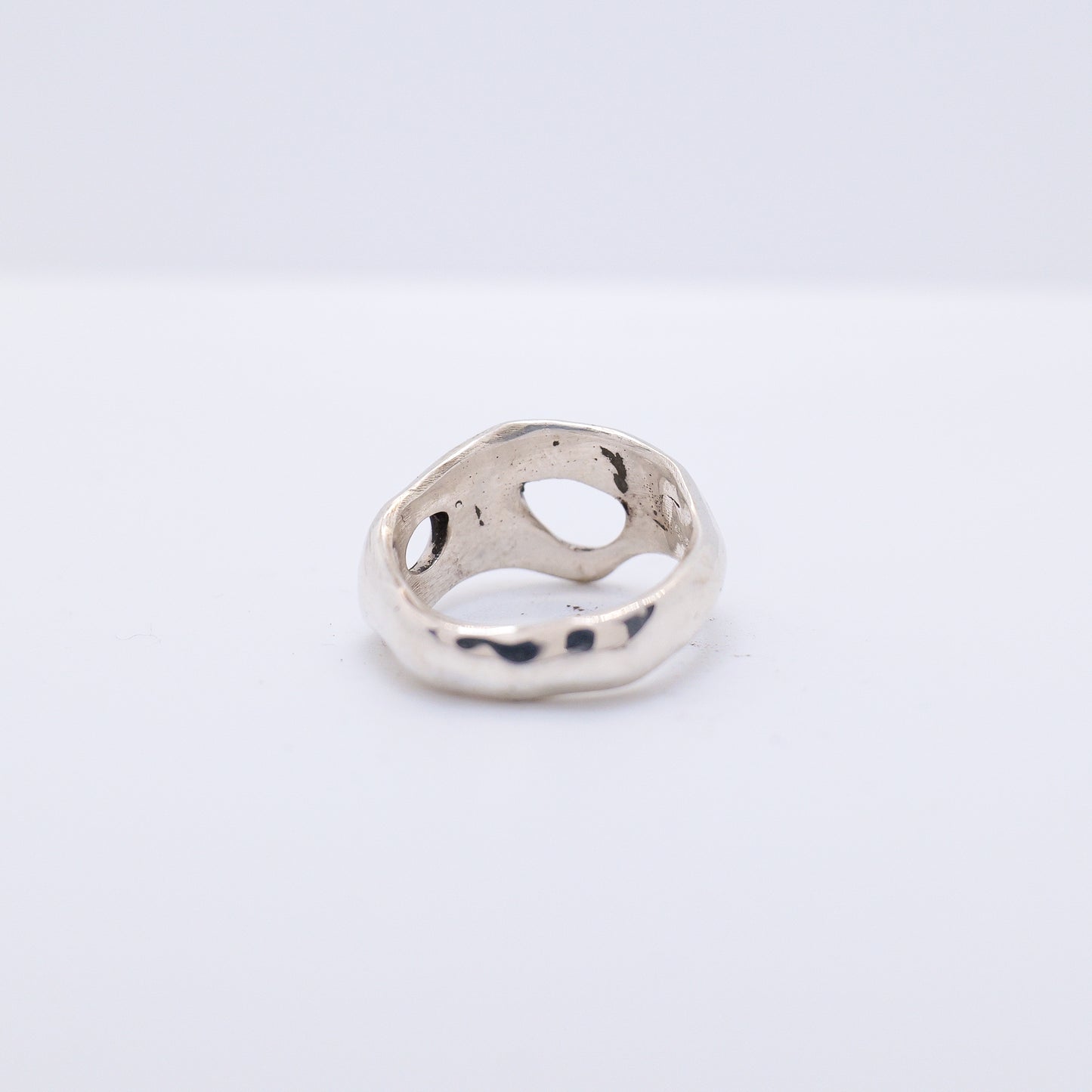 Molten Ring No. 020 - Handmade One of a Kind Ring in Recycled Silver