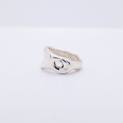 Molten Ring No. 020 - Handmade One of a Kind Ring in Recycled Silver
