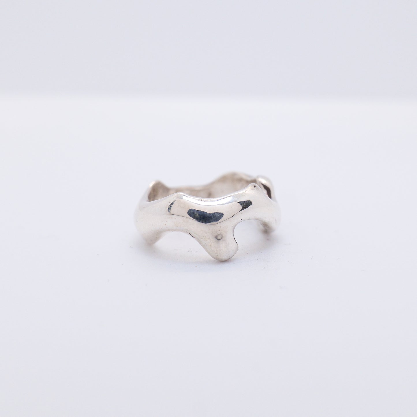 Molten Ring No. 021 - Handmade One of a Kind Ring in Recycled Silver