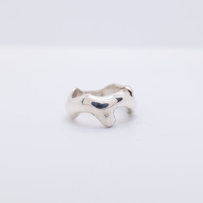 Molten Ring No. 021 - Handmade One of a Kind Ring in Recycled Silver