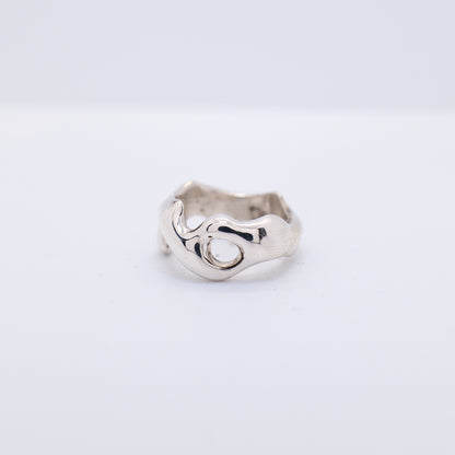 Molten Ring No. 021 - Handmade One of a Kind Ring in Recycled Silver