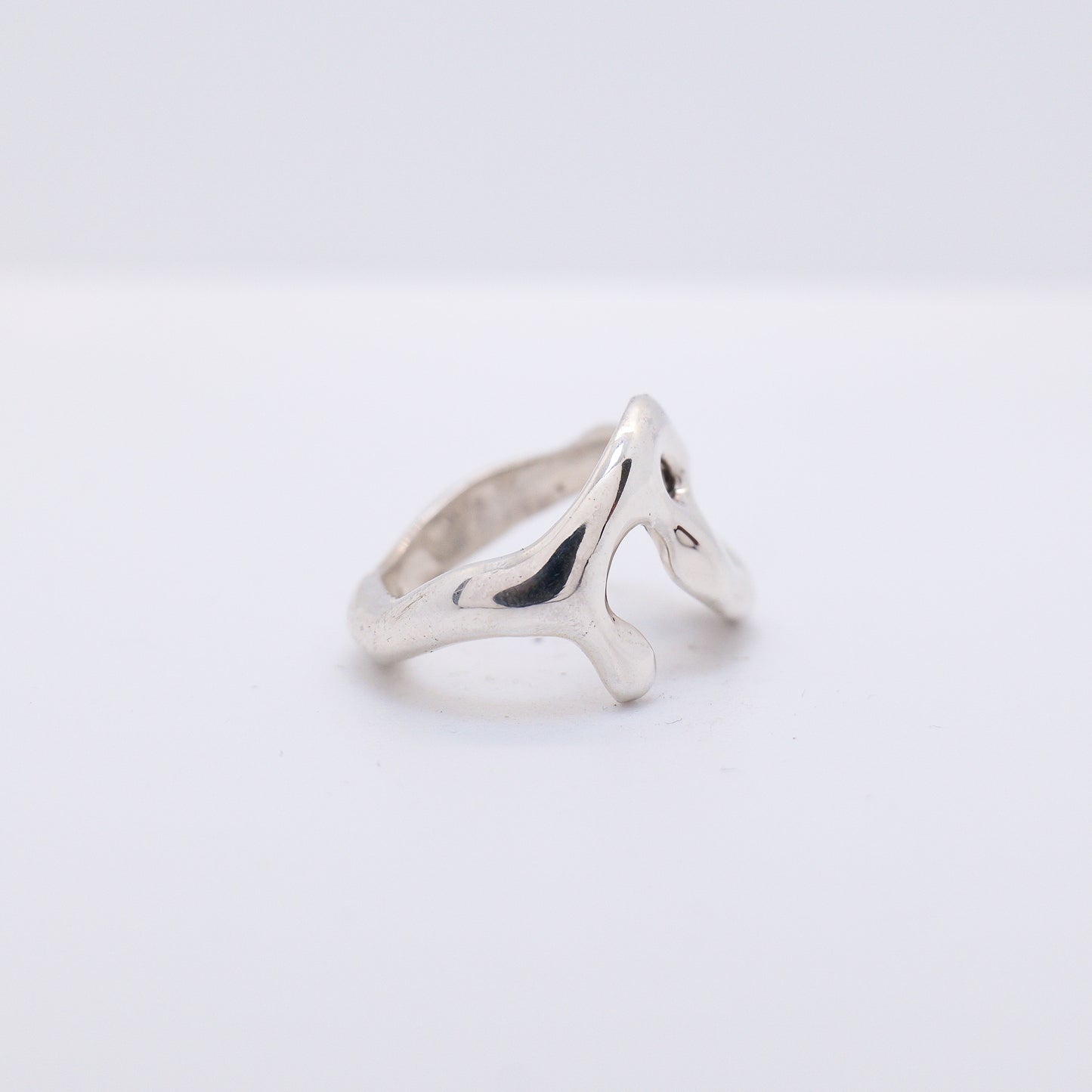 Molten Ring No. 022 - Handmade One of a Kind Ring in Recycled Silver