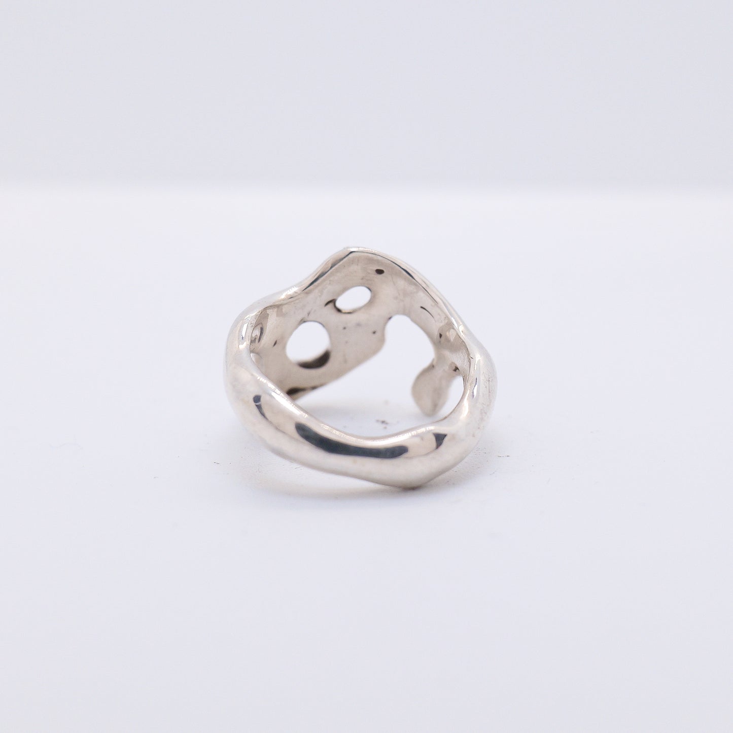 Molten Ring No. 022 - Handmade One of a Kind Ring in Recycled Silver
