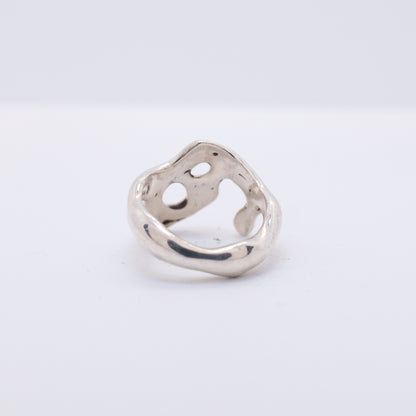 Molten Ring No. 022 - Handmade One of a Kind Ring in Recycled Silver