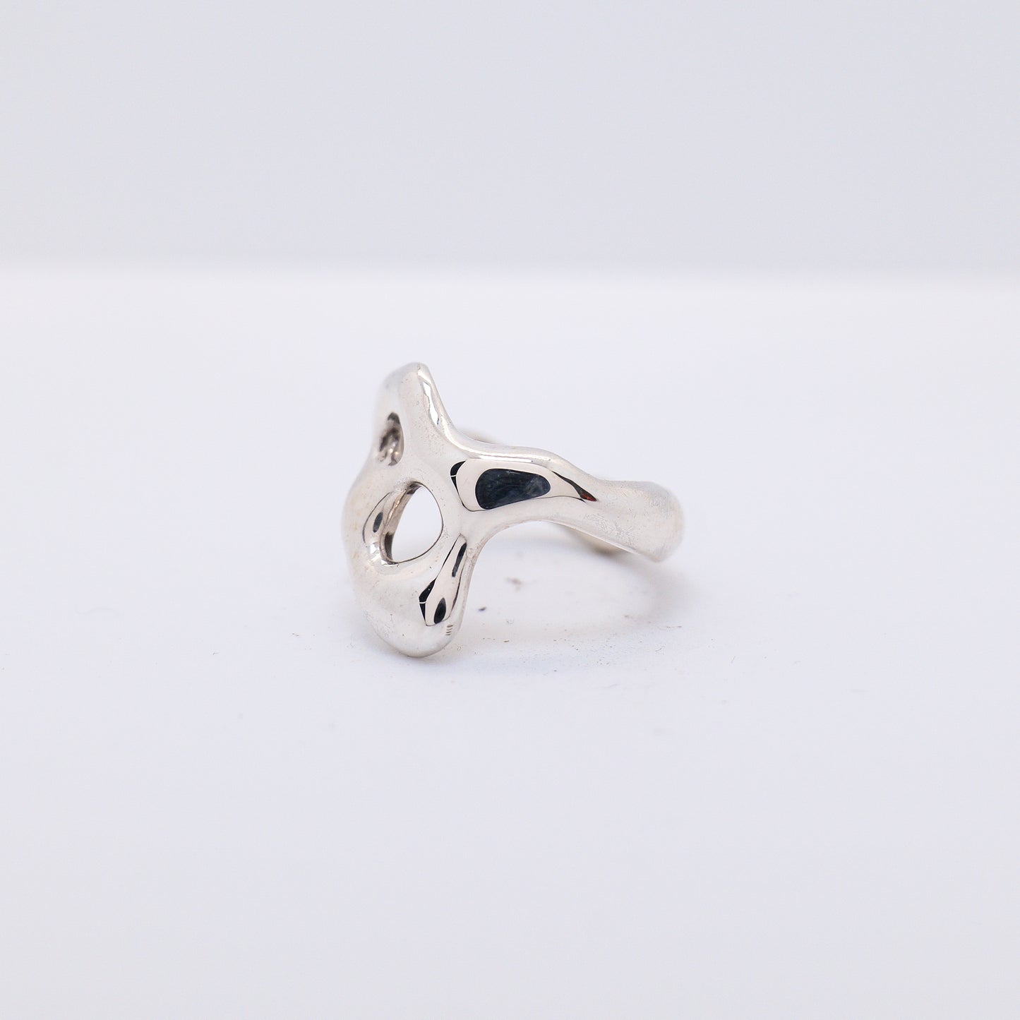Molten Ring No. 022 - Handmade One of a Kind Ring in Recycled Silver