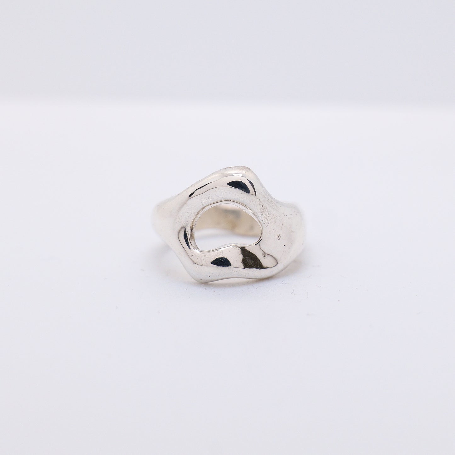 Molten Ring No. 024 - Handmade One of a Kind Ring in Recycled Silver