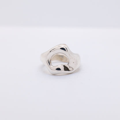 Molten Ring No. 024 - Handmade One of a Kind Ring in Recycled Silver