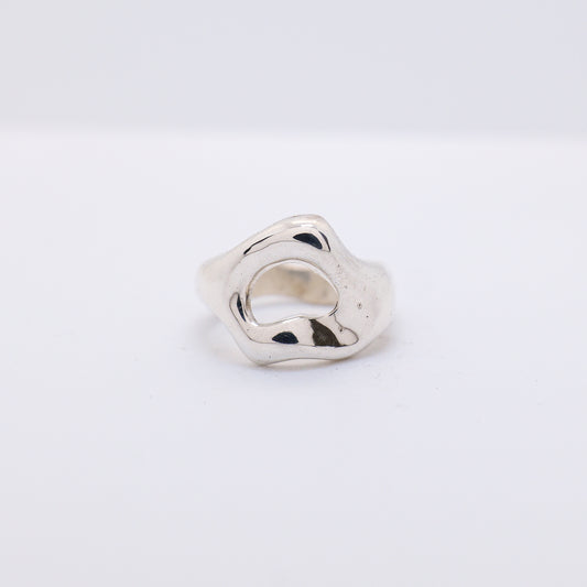 Molten Ring No. 024 - Handmade One of a Kind Ring in Recycled Silver