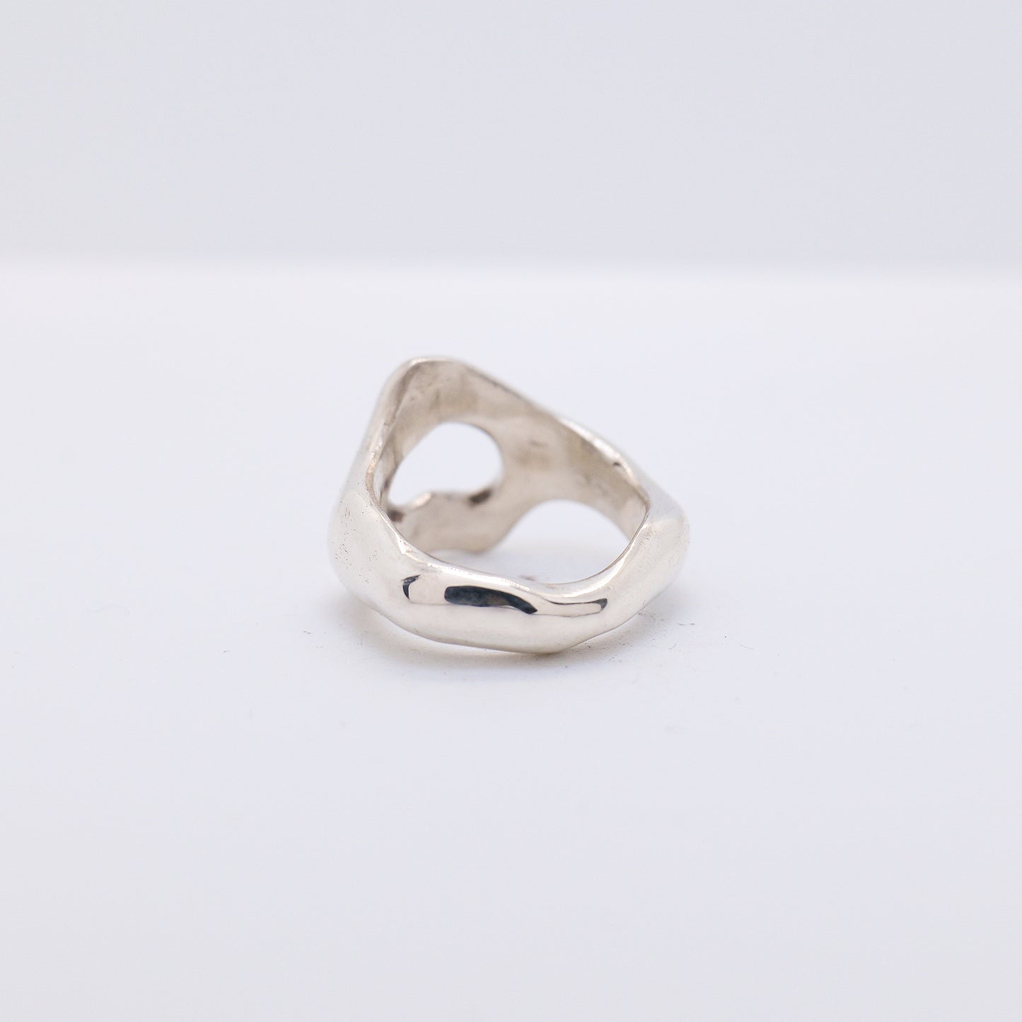 Molten Ring No. 024 - Handmade One of a Kind Ring in Recycled Silver