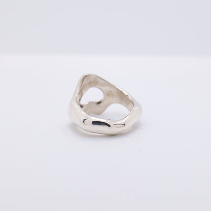 Molten Ring No. 024 - Handmade One of a Kind Ring in Recycled Silver
